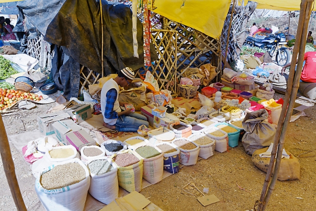 Karnataka-Marché en route-006
